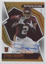 2021 Panini Rookies & Stars Orange Signatures 31/99 Dyami Brown #123 Auto 11yh