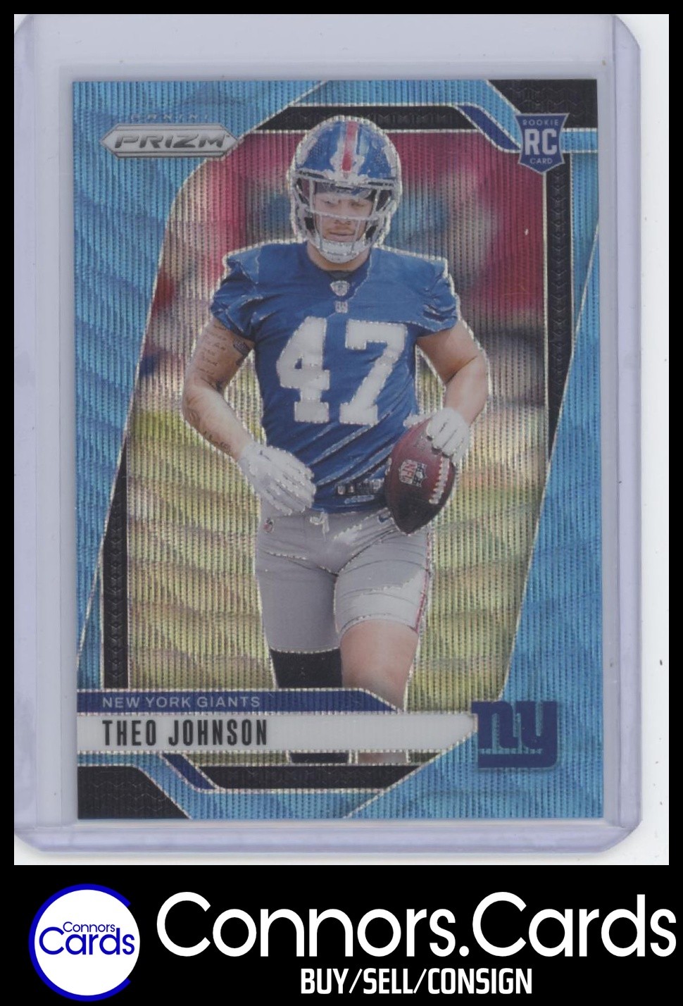 Theo Johnson Rookie 2024 Panini Prizm #390 Blue Wave /230