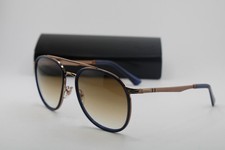 NEW PERSOL P 2466-S 1090/51 BLUE GOLD GRADIENT AUTHENTIC SUNGLASSES 56-18