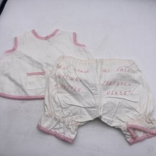 Vintage 1950’s? Humor Baby Outfit Child Abuse Spanking Weird Handmade