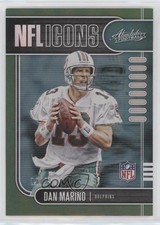 2019 Panini Absolute NFL Icons Green Spectrum 20/25 Dan Marino #13 HOF s7f