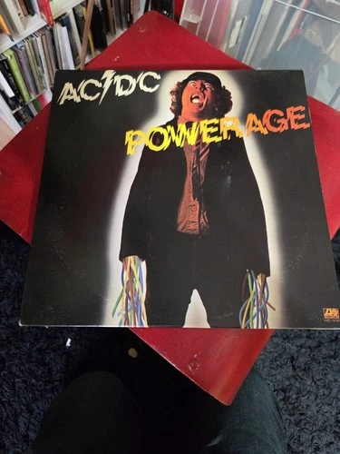 AC/DC LP - Powerage  Lp. Rare Red Canadian Press. Original 1978 Press KSD7 19180