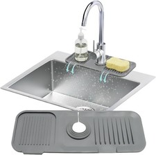 14.6  Silicone Faucet Mat For Kitchen Sink, Kitchen Sink Splash Guard Behind Fau
