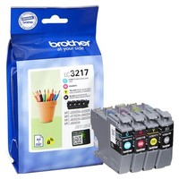 Brother LC-3217VALDR Multipack Original Tintenpatronen Schwarz Cyan Magenta Gelb