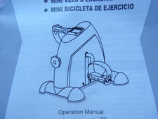 AGM Mini Exercise Bike, Under Desk Pedal Exerciser for Arms Legs hS