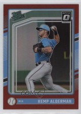 2024 Panini Donruss Optic Rated Prospects Red Prizm 39/99 Kemp Alderman #140 4z8