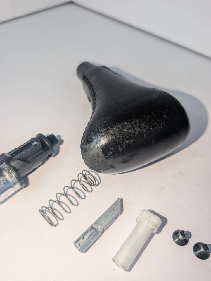 OEM 1999 Acura TL 3.0 perilla de cambio cuero negro palanca de cambios automática original🔥 Foto 4 de 4