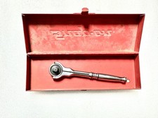 Vintage Snap-on 14 Drive Swivel Flex Roto Head Ratchet Tm739 Metal Case Vintage Snap-on 14 Drive Swivel Flex Roto Head Ratchet Tm739 Metal Case