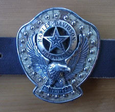  Altes  seltenes Buckle   Harley Davidson   9 cm hoch und  8 cm breit