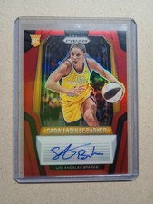 2025 Panini Prizm WNBA Red /99 SP Auto Sarah Ashlee Barker SG-SAB Sparks!! 🔥