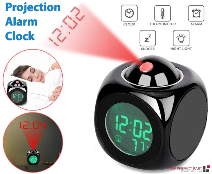 Digital Lcd Display Voice Talking Weather Snooze Usb