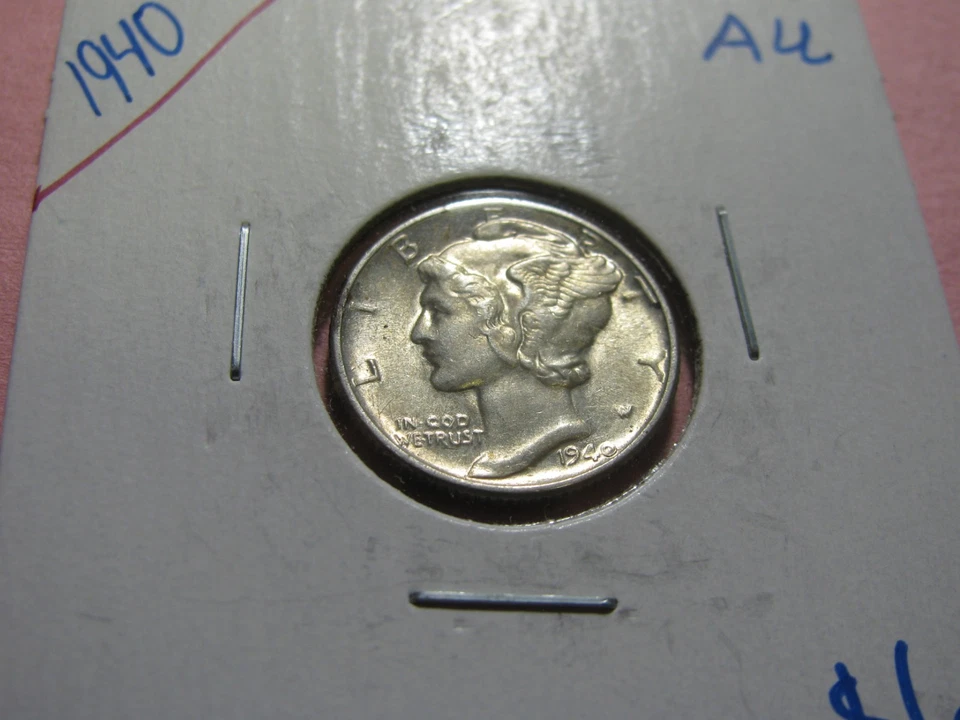 1940 & 1948 Mercury & Roosevelt Dimes "Unc" up for Auction Ungraded, Sharp! - Image 2 of 4