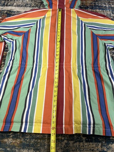 Vtg Polo Sport Ralph Lauren Striped Parka Jacket Rare Sail USA Mens Sz L 90s - Picture 10 of 12