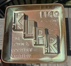 Vintage FRANKOMA KLPR Ashtray 1140 Town & Country Radio Station Oklahoma