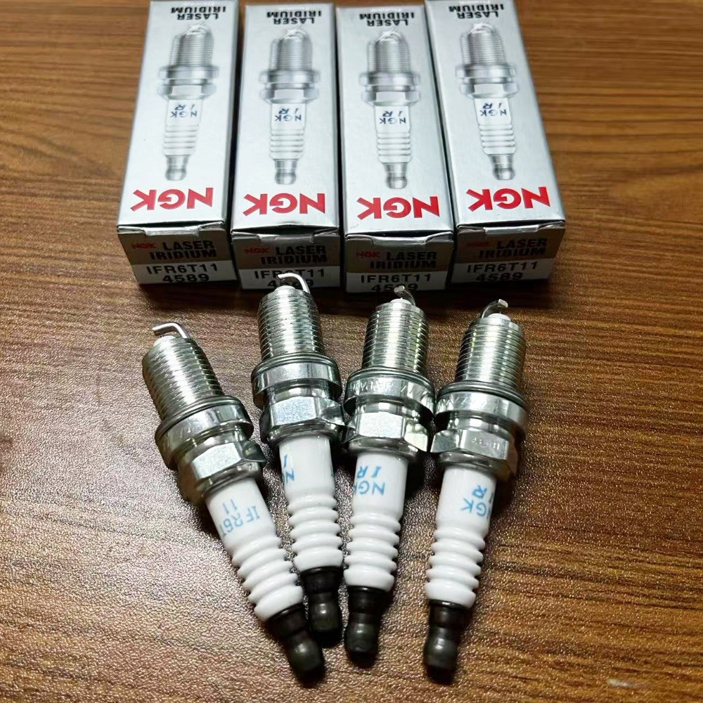 4PCS NGK Iridium Spark Plugs IFR6T11 4589 For Camry Lexus Corolla RAV4 Tundra US