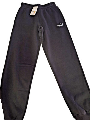 Puma ESS Men Logo Sweatpants Black Size S