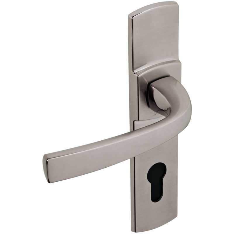 Ensemble sur plaque MUZE entraxe 165mm clé I VACHETTE pour serrure