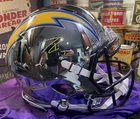 Philip Rivers LaDainian Tomlinson Signed Chargers Chrome Speed Helmet BAS