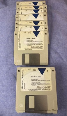 Original Microsoft Windows  Disketten