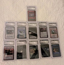 !CLEARANCE! Star Wars CCG Foil Graded Slabs Double Mystery Pack! Reflections