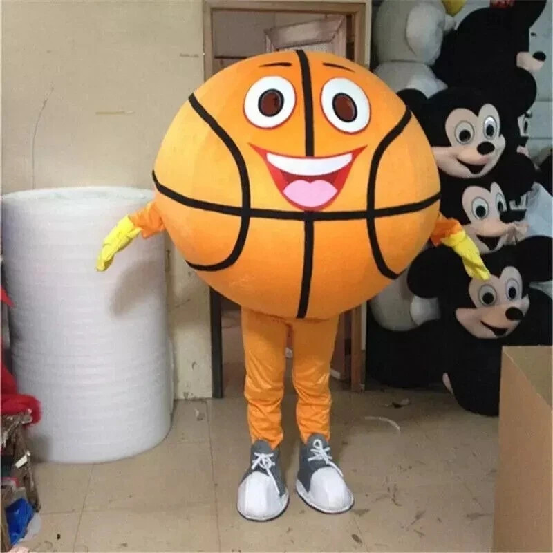 Disfraz de Mascota de Baloncesto Traje Adversting Juegos con disfraces Fiesta Juego Vestido Trajes Adulto