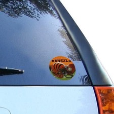 Cincinnati Bengals 4 Inch Flat Vnyl Round Decal Sticker Auto Home