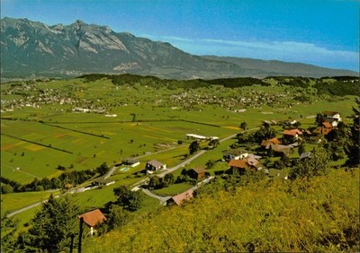 Planken Liechtenstein Postcard Eschen Mauren Schellenberg Scenic View Unposted