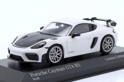 Minichamps 1/43 Porsche 718 Cayman GT4 RS 2021 White Limited 200 New