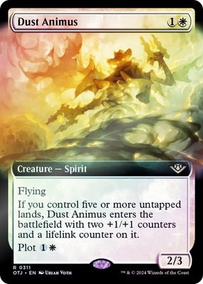 Dust Animus (Extended Art) Rare Outlaws of Thunder Junction #311 LP FOIL