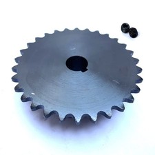 RHKING 35 Roller Chain Sprocket B Type 5/8" Bore 30 Tooth, Black
