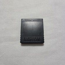 Official Nintendo GameCube Black Memory Card 251 Blocks DOL-014 Genuine - Tested