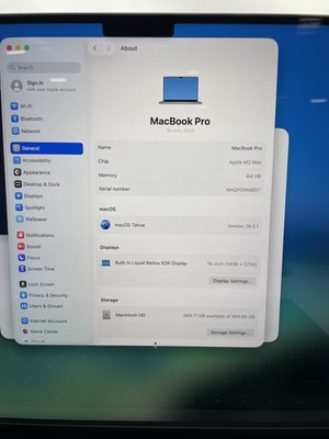 Apple MacBook Pro A2780 2023 16