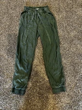 So Good For Life Cargo Joggers Women’s S Olive Green High Rise Stretch Pants