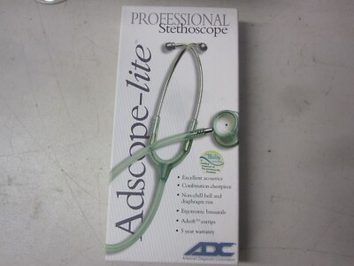 ADC Adscope Lite Model 609 Ultra Lightweight Clinician Stethoscope 31''