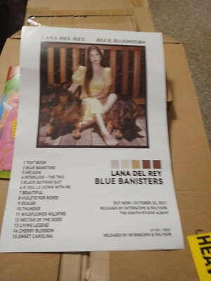 Lana Del Rey,  Blue Banisters  Art Music Album cover poster