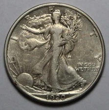 1920 Walking Liberty Half Dollar DU22