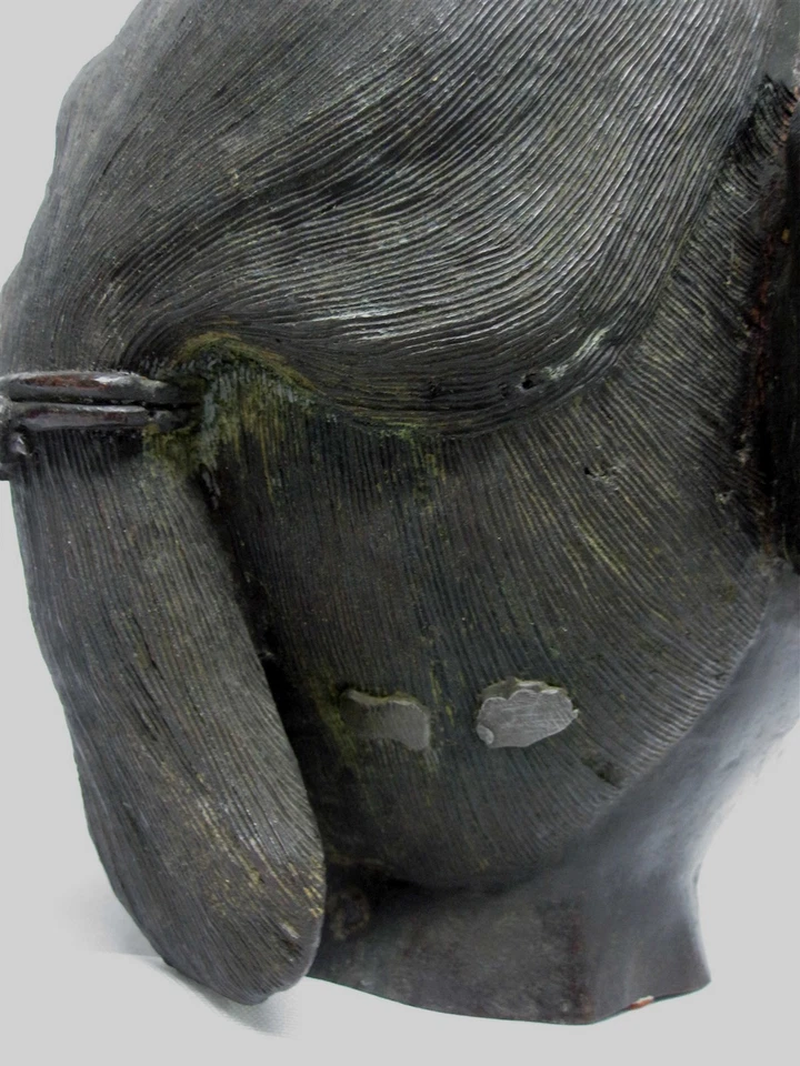 OLLA CABEZA BRONCE CHINA ~ ANTIGUA Foto 4 de 4