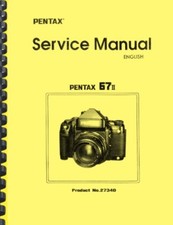 Pentax 67 II 67II Camera SERVICE MANUAL