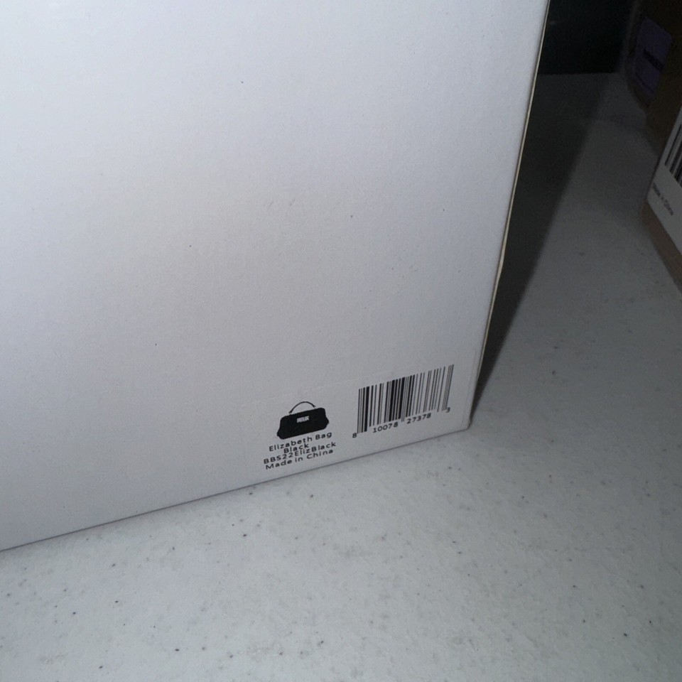 Brandon Blackwood Elizabeth Doctor Bag Black Croc Embossed W/ Brass