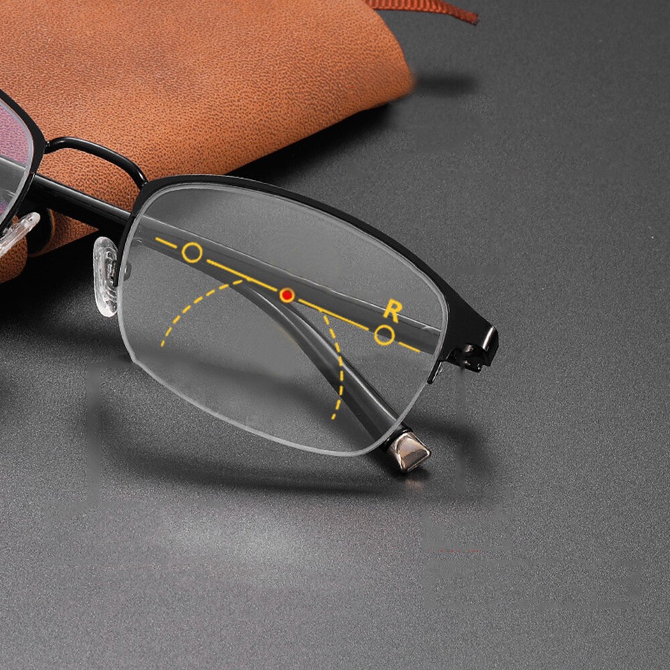 VEVESMUNDO Bifokale Lesebrille Pilotenbrille