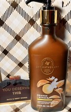 Bath  Body Works Aromatherapy Essential Oils Orange  Ginger Pump Bottle Lotion