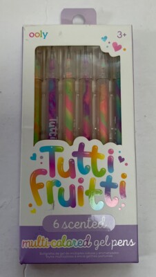 Ooly Scented Tutti Frutti Color Changing Gel Pens Opaque Pastel SET OF 6