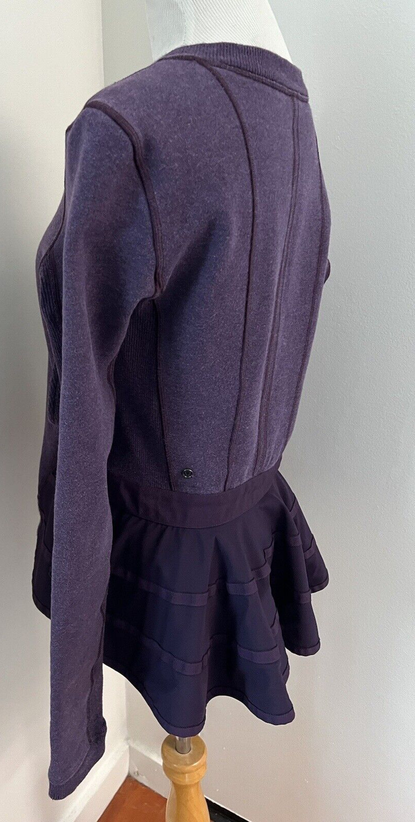 Lululemon Ruffled Up Pullover Deep Zinfandel Wint… - image 1