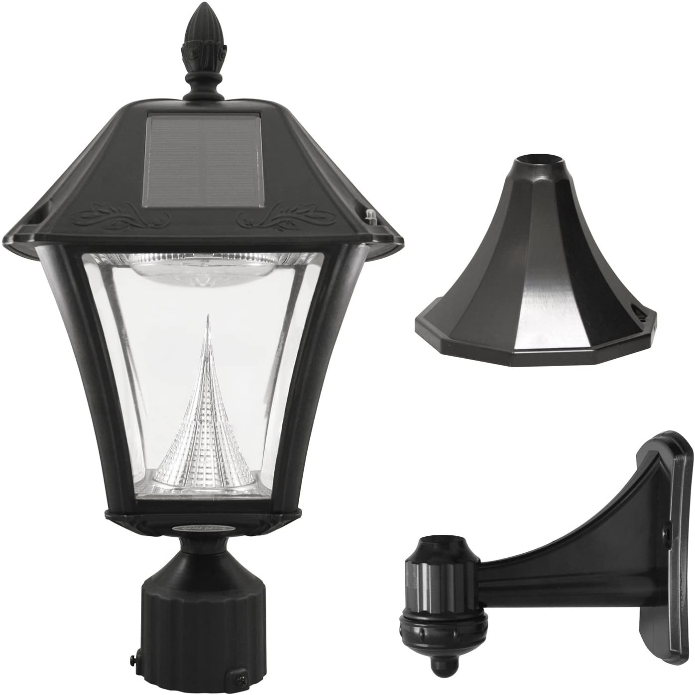 Gama Sonic GS-105FPW-BW Baytown II, Outdoor Solar Light and 