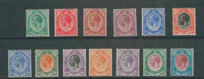 SOUTH AFRICA 1913-26 KGV long set upto 5sh (Scott 2-14) F/VF Fresh