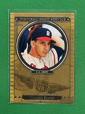 2007 Topps Baseball Warren Spahn #DS22 Distinguished Service United States Army