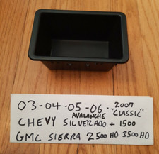 Silverado Sierra Avalanche 03-04-05-06-07 Floor Console Rear Cubby W Mat Oem Gm