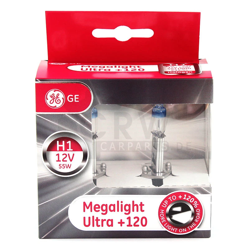 25x Set De Bombillas Xenon Look 2x H1 12V 55W P145s MegaLight Ultra +120% - Imagen 4 de 4
