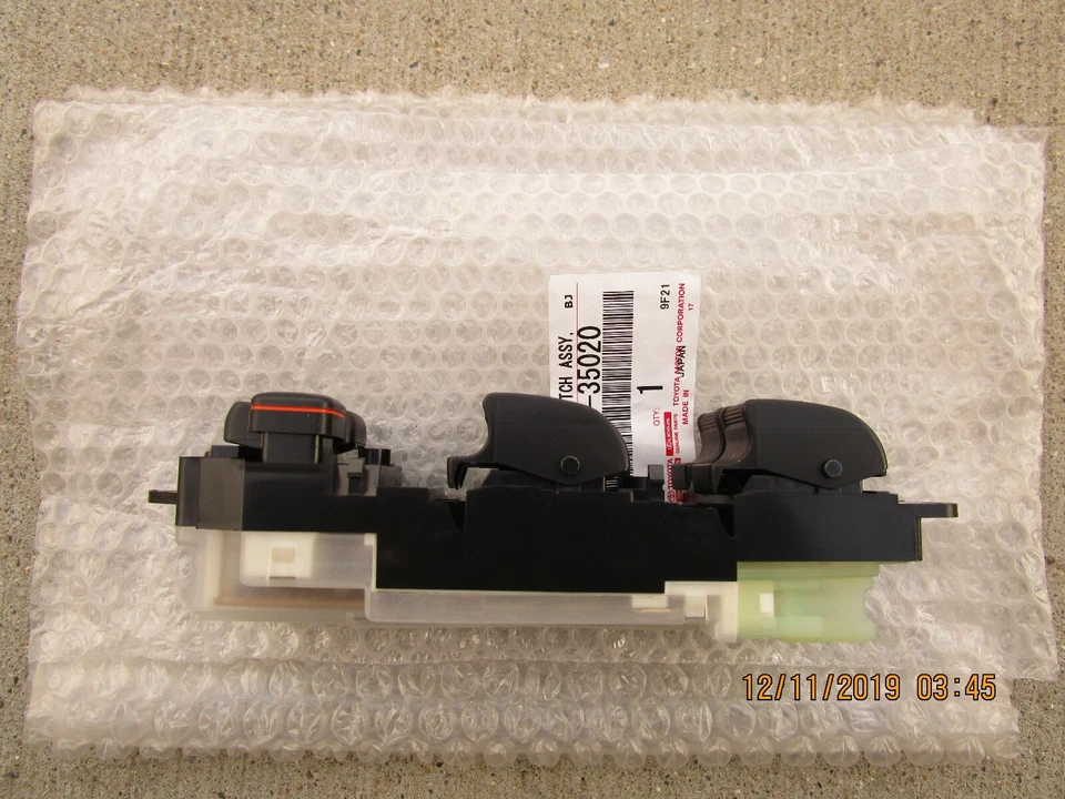 91 - 97 TOYOTA LAND CRUISER RHD FRONT RIGHT SIDE MASTER POWER WINDOW SWITCH NEW - Image 2 of 4