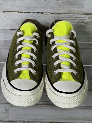 Converse Chuck Taylor 70 Unisex sneakers 169344C Dark Green Neon Yellow M5, W7